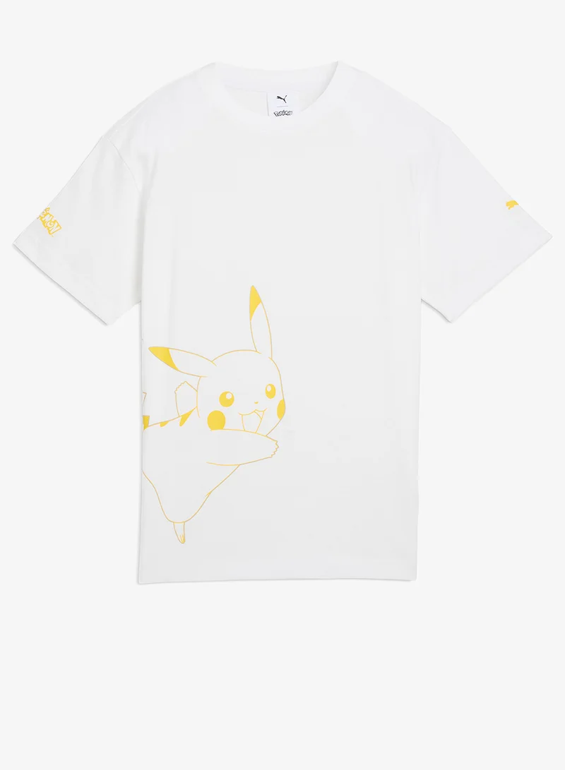 بوما تيشيرت بوكيمون برسومات شبابي مريح